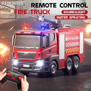 2,4G Spray Water Venta al por mayor Rc Control remoto Escala Modelo Camión <span class=keywords><strong>de</strong></span> <span class=keywords><strong>bomberos</strong></span> Juguete para niños - Product Image 2