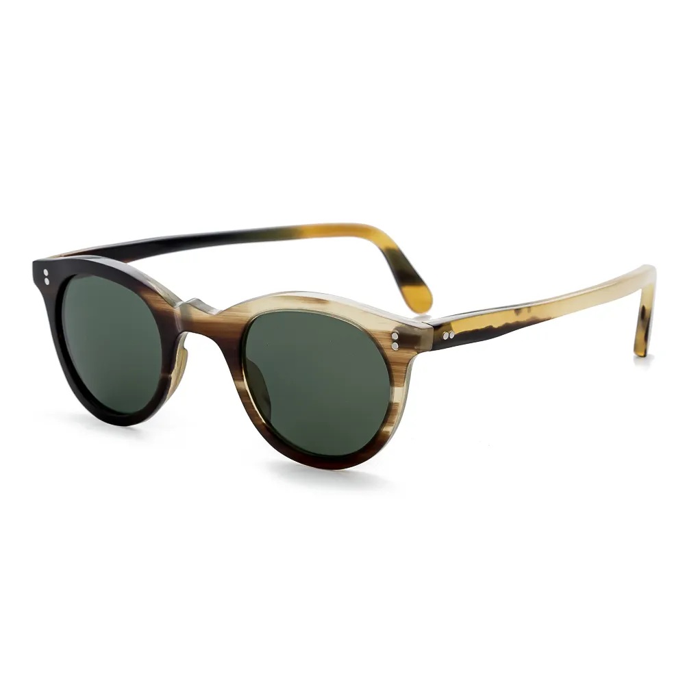 Óculos de sol tipo buzina, óculos de sol com lentes de sol natural com buzina ox