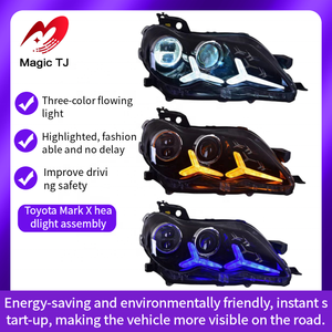 2005-2009 cho Toyota Mark x Reiz tất cả các mô hình <span class=keywords><strong>LED</strong></span> tự động phụ kiện <span class=keywords><strong>LED</strong></span> ống kính máy chiếu DRL Đèn pha 6000K Nhiệt độ màu - Product Image 4