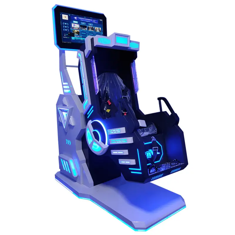 Ce Rohs Shooting 720 Degree Rotating Double Seats 9D Vr Arcade Attractions 360 Virtual Reality Simulator Chair