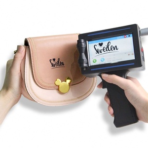 Mini imprimante à jet d'encre portative 12.7 portative avec dispositif d'impression multifonctionnel de code à barres de date de code QR de poignée - Product Image 1