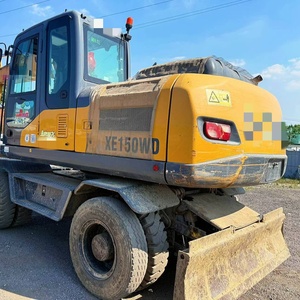 Excavadora de ruedas de 15 toneladas, modelo XE150WD, de la reconocida marca china, en venta a precio de fábrica; con pintura original. - Product Image 1