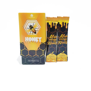 Livraison rapide, bâtonnets de miel cru pur, sachets de miel individuels, portables - Product Image 1