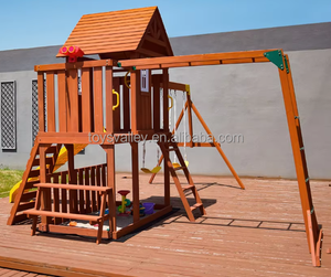 <span class=keywords><strong>Bac</strong></span> à <span class=keywords><strong>sable</strong></span> en bois <span class=keywords><strong>avec</strong></span> cadre d'escalade cadre d'escalade en bois <span class=keywords><strong>toboggan</strong></span> et balançoire pour enfants - Product Image 2