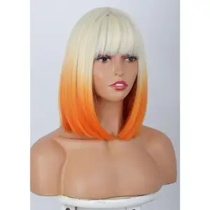 Short wig made from 100% real human hair provided by TL hair company