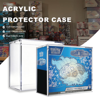 Boîte de protection en acrylique poli pour Pokémon Elite Trainer Box (ETB) – Collection TCG et rangement