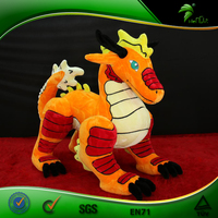 Dragon gonflable Hongyi SPH, jouet animal gonflable personnalisé en PVC avec peluche