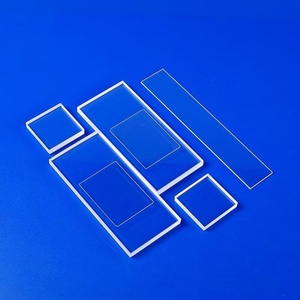 갤럭시 쿼츠 고온 내성 천연 용융 석영 창 플레이트 >99.99% 순도 맞춤형 광학 부품 용접용 - Product Image 4