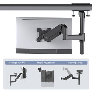 แขนยึดจอคอมพิวเตอร์แบบกลับด้าน KHCOOHOO ผลิตจากเหล็ก ใช้ระบบสปริงแก๊ส รองรับจอขนาด 13-32 นิ้ว มาตรฐาน VESA 75/100 รับน้ำหนักได้ 9 กิโลกรัม ปรับความสูงได้ หมุนได้ 360 องศา - Product Image 5