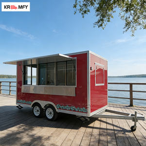 Remolque de Comida Móvil con Chasis de Aluminio Galvanizado Cuadrado, Equipado con Todo el Necesario para Hot Dogs, Pizza y Papas Fritas, Estándar Estadounidense, con Certificación DOT y CE - Product Image 3