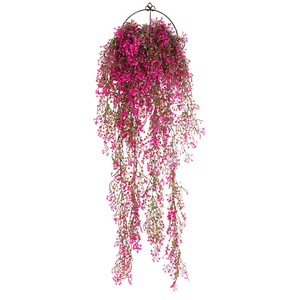 Guirlande artificielle de saule doré en plastique, verdure murale suspendue, décoration intérieure pour mariage, simulation haute fidélité de plantes persistantes - Product Image 5