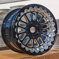 Jantes de course noires brillantes 15 17 18 pouces 5X112 5X120 5X114.3 Jantes forgées Beadlock pour BMW M2 M3 M4 G80 G82 GTR