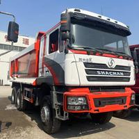 Camion à benne basculante d'occasion SHACMAN 10 roues 20 mètres cubes 6X6 de haute qualité, d'origine chinoise, le moins cher d'Afrique et de la Guyane, à vendre
