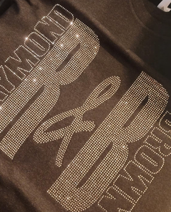 Applicazione Termoadesiva Personalizzata con Strass di <span class=keywords><strong>Raymond</strong></span> e Chris Brown per Magliette - Product Image 3