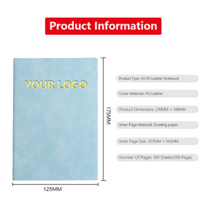 Copertine per Quaderni in Pelle di Pecora con Logo Personalizzato, Taccuini A5 su Misura, <span class=keywords><strong>Libri</strong></span> di Registrazione e Blocco Note Rinforzati, Vendita all'Ingrosso - Product Image 2