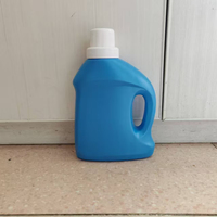 Bouteilles en Plastique Vides HDPE Bleues de 500ML 1L 2L 3L 5L pour Linge Liquide, Nettoyant, Désinfectant, Assouplissant ou Eau de Javel
