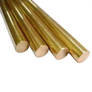 Pure 99.99% Copper Alloy Products Brass Rod Support Customized All Shape Of Copper Bar