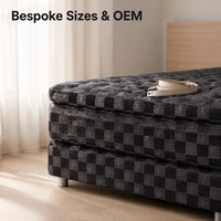 Matelas à ressorts indépendants Black Swan, fait main, en laine de crin de cheval, extra doux, pour usage domestique