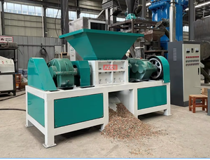 Đôi trục phế liệu kim loại Shredder vải cao su dệt băm nhỏ máy cao su Mài máy 500kg/1000kg mỗi giờ - Product Image 2