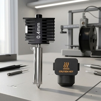 Kit Hot End Terintegrasi untuk Printer 3D Bambu Lab A1 A1 Mini 0.2mm 0.4mm 0.6mm 0.8mm Rakitan Nozzle
