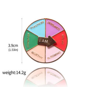 China Pin Factory Custom Spinner Hartem ail Pin Hochwertige Custom Emaille Pin - Product Image 2