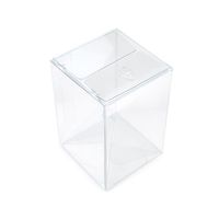 Haute Qualité En Plastique Transparent Balle De Golf Jouets Oeuvre Titulaire Affichage Boîte De Rangement Avec Trou De Suspension Oreille