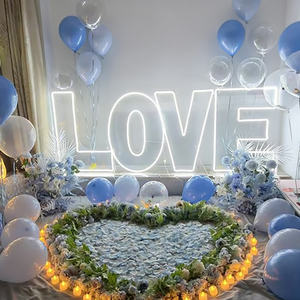 Fournitures <span class=keywords><strong>de</strong></span> fête, lettres et chiffres géants lumineux LED RGB néon, 3 pieds, 4 pieds, pour proposition <span class=keywords><strong>de</strong></span> mariage, anniversaire, fête <span class=keywords><strong>de</strong></span> remise <span class=keywords><strong>de</strong></span> diplôme, événement - Product Image 1