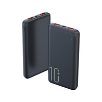 Batterie externe portable ultra-fine OEM 10000mAh 22.5W à charge rapide 20000mAh 30000mAh 50000mAh avec câbles