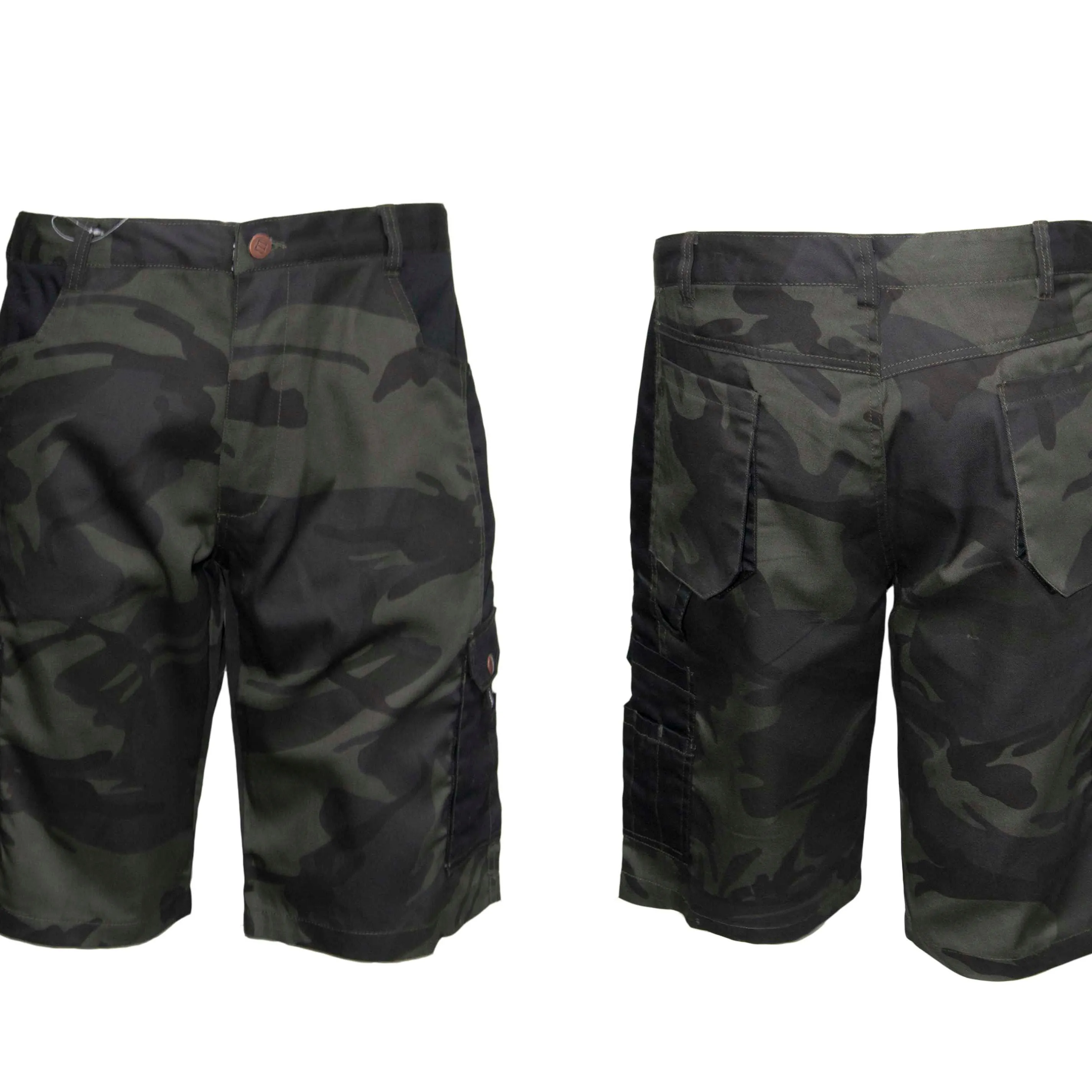 Pantalones cortos de seguridad de alta calidad para hombre, ropa de trabajo normal, pantalones cortos de trabajo de secado rápido para verano y rodilla