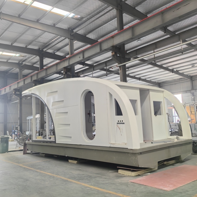 Prefabricated Triangular House Economical Double decker
