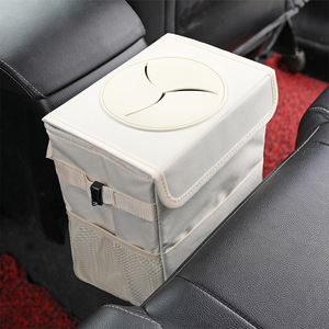 Sacchetto di conservazione per auto, cestino della spazzatura, a prova di perdite. Ci sono 3 sacchi di stoccaggio in macchina. Borsa di stoccaggio impermeabile appesa. - Product Image 4
