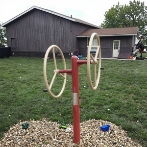 Équipement de parc de conditionnement physique en plein air en acier certifié TUV personnalisé pour les personnes âgées jardin exercice de gymnastique en plein air équipement de jardin - Product Image 1