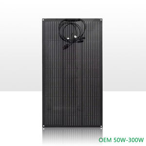 Offre Spéciale 100W 200W noir Mono Flexible panneau solaire PV 12V 18V 24V étanche ETFE Film panneau solaire Flexible pour <span class=keywords><strong>camping</strong></span>-<span class=keywords><strong>car</strong></span> RV - Product Image 2