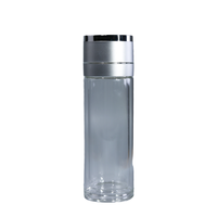 Bouteille d'eau en verre à double paroi sans BPA de style décontracté avec infuseur à thé Avantage à boire direct pour les cadeaux d'affaires