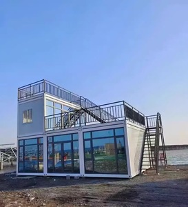 20ft đúc sẵn kính container nhà phẳng gói nhỏ nhà Trailer cho đô thị sống văn phòng hoặc khách sạn kiosk sử dụng - Product Image 4