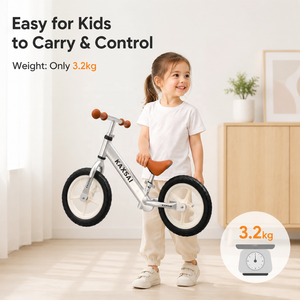Bicicleta de Equilibrio para Niños de 12 Pulgadas, Cuadro Ligero, Asiento Ajustable, Neumáticos de Goma Resistentes al Desgaste, Bicicleta de Aprendizaje para Niños Pequeños - Product Image 2