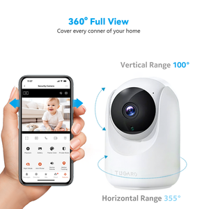 Original de fábrica <span class=keywords><strong>Tuya</strong></span> 1080P HD interior inalámbrico WIFI Cctv Cámara <span class=keywords><strong>IP</strong></span> bidireccional Talk Video Baby Monitor Cámara - Product Image 3