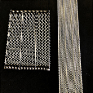 Sabuk konveyor jaring rantai baja tahan karat 304-konveyor Spiral & logam lembaran kustom untuk penggunaan industri - Product Image 4