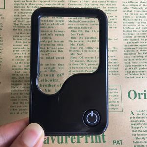Cầm tay <span class=keywords><strong>LED</strong></span> Pocket <span class=keywords><strong>Magnifier</strong></span> nhỏ gọn Lupa với ánh sáng cho đọc sách - Product Image 2