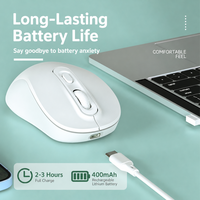 M273 Mouse Ergonomis Dual Mode 2.4GHz Bluetooth 5.2 Isi Ulang 400mAh Tipe C dengan Pelacakan Optik Senyap OEM ODM