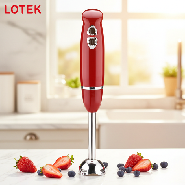 Personal Portable Electric Hand Blender HB-101SB DC Motor Push Button Control 2 Speed Multifunctional Kitchen Use