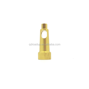 Bike <span class=keywords><strong>Presta</strong></span> Tubeless Valve Cap Cubierta antipolvo con función de extracción de núcleo de válvula Herramienta de extracción Aleación de aluminio - Product Image 4