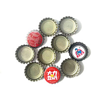 Matière première pour capsules couronne en aluminium, fabriquée à partir de feuille ETP, modèle 26 mm, pour boissons, avec logo/design graphique OEM