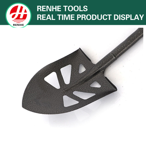 Vente chaude Outils à main multifonctions en métal pour la construction, le camping et le jardinage, pelle à manche en acier pour creuser des trous - Product Image 4