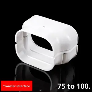 Envío Gratuito, Cubierta Decorativa <span class=keywords><strong>de</strong></span> PVC para Aire Acondicionado, 100*65 cm, Ignífuga, Duradera, para Montaje en Pared, Tubo Recto - Product Image 3