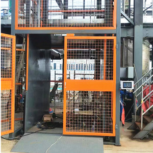 Ascenseur électrique d'entrepôt en acier de camion de cargaison vertical hydraulique de quatre poteaux nouvel pour la vente d'hôtels - Product Image 6