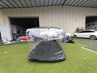 Tente à bulles pour voiture commerciale en gros, housse de protection gonflable pour voiture, housse de voiture gonflable transparente imperméable pour la location