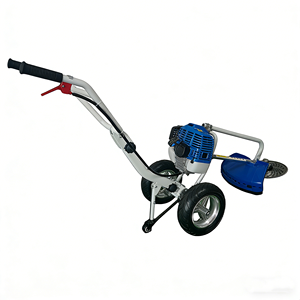 Decespugliatore a Zaino a Benzina con Spinta Manuale, Motore a 2 Tempi, Lama Dritta in Metallo, Trivella Multiuso per Diserbo, Dissodamento del Terreno e Scavo di Fossati - Product Image 4