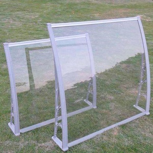 <span class=keywords><strong>Diy</strong></span> Maat 80Cm * 100Cm 2.5Mm Massief Platte Plaat Kunststof Beugel Aluminium Profielen Polycarbonaat Luifel Voor Buitendeur Raam - Product Image 2