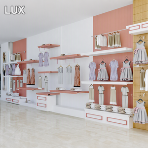 Exhibidores de Ropa para Niños Modernos y Personalizados LUX, Muebles para Tiendas de Ropa Infantil, Diseño Interior de Tienda de Bebés en Madera - Product Image 3